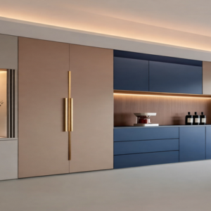 Sculpted Luxury Kitchen