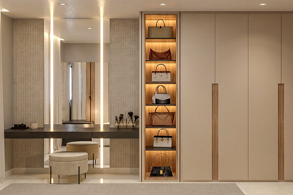 Elegant Display Wardrobe