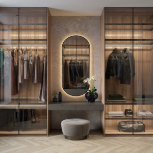 Modern Glass Wardrobe